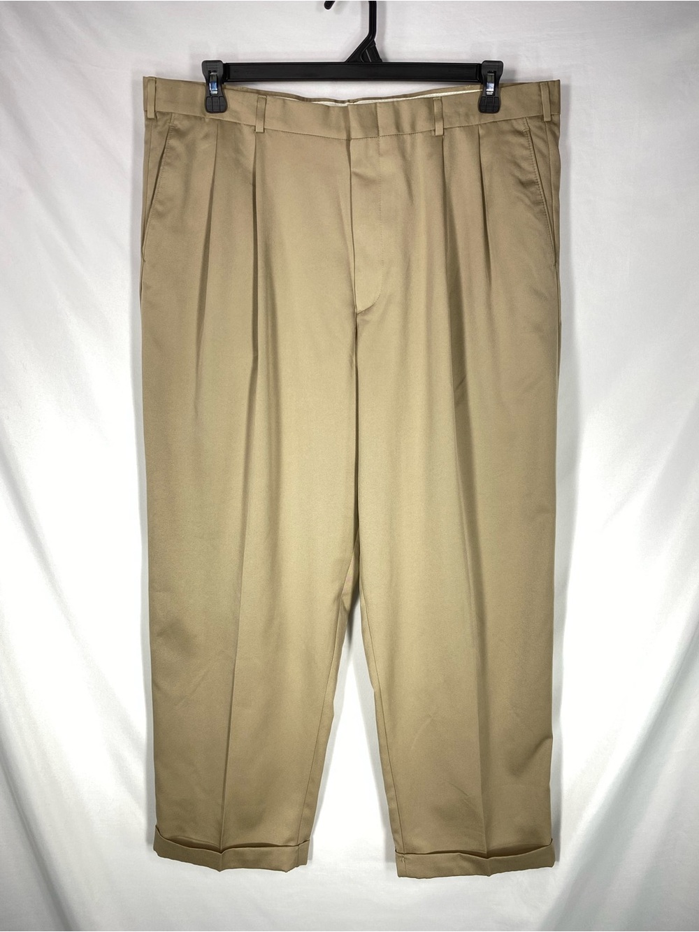 Vintage 1996 Perry Ellis Portfolio 40x29 Khaki Dress Pants